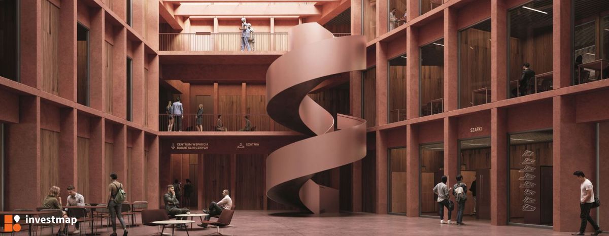 Wizualizacja Centrum Technologii Medycznych HealthTech Synergy Hub (HTSH) dodał Wojciech Jenda