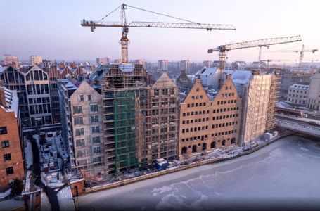 Zakończono konstrukcję żelbetową hotelu Renaissance by Marriott w Gdańsku [ZDJĘCIA+WIZUALIZACJE]