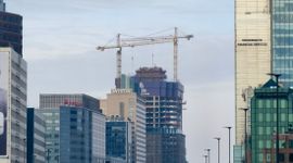 Trwa budowa Upper One z ponad 130-metrowym wieżowcem [FILMY+ZDJĘCIA+WIZUALIZACJE]