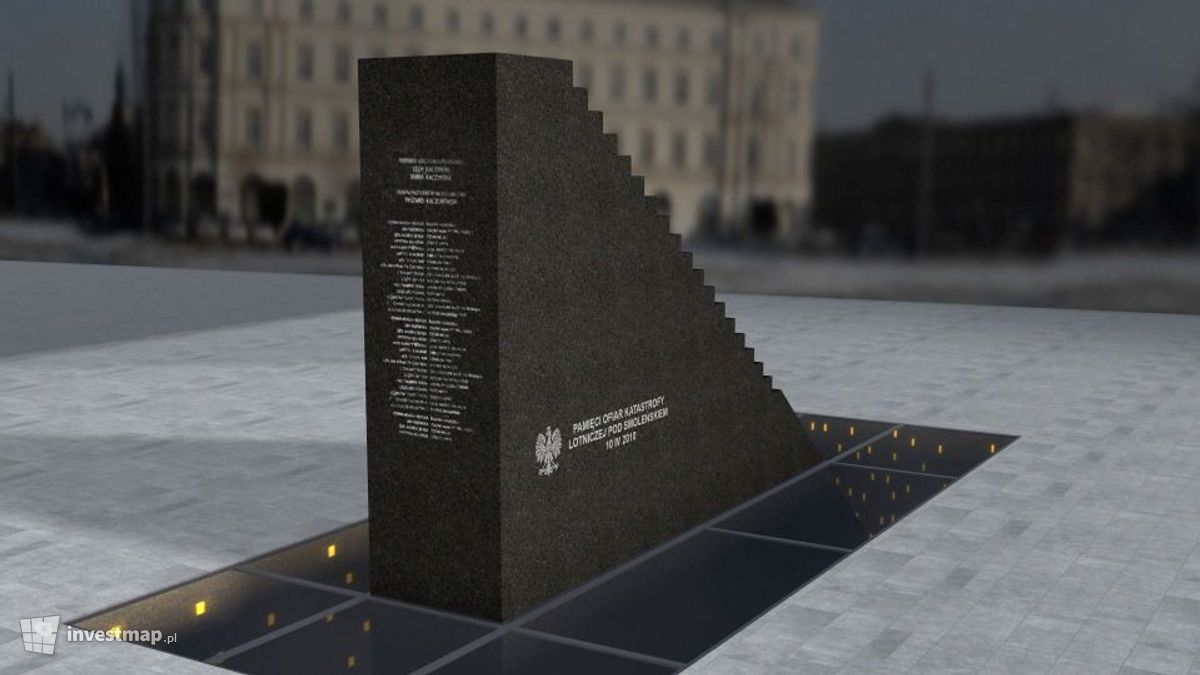 Wizualizacja [Warszawa] Pomnik Ofiar Katastrofy Smoleńskiej dodał Jan Hawełko 