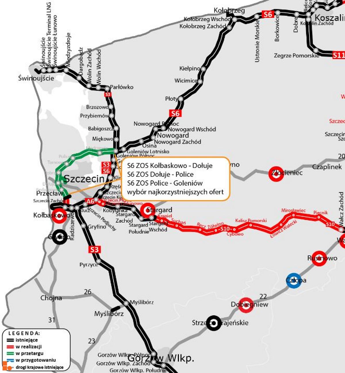 Wizualizacja Zachodnia Obwodnica Szczecina dodał Orzech 