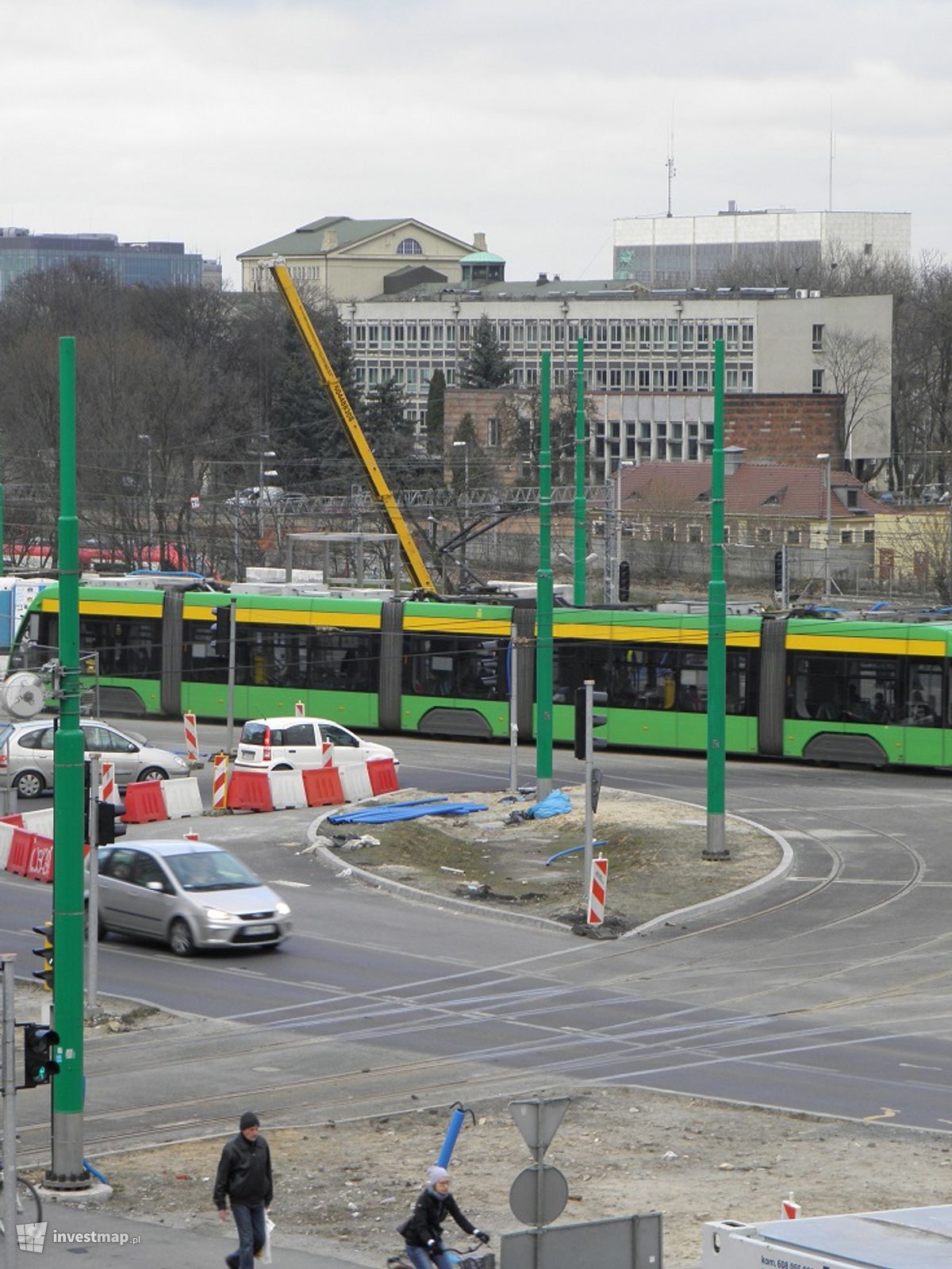 Zdjęcie [Poznań] Przebudowa węzła Rondo Kaponiera fot. PieEetrek 