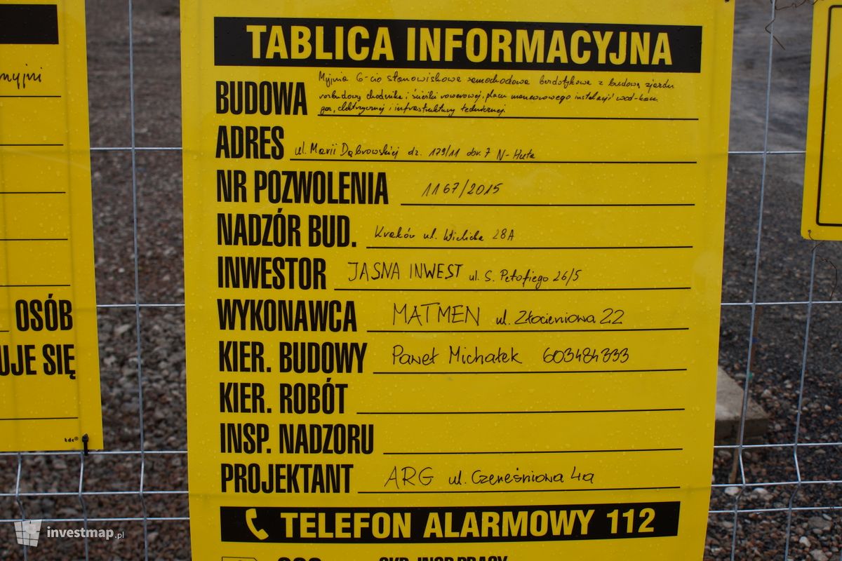 Zdjęcie [Kraków] Myjnia Samochodowa, ul. Marii Dąbrowskiej fot. Damian Daraż 