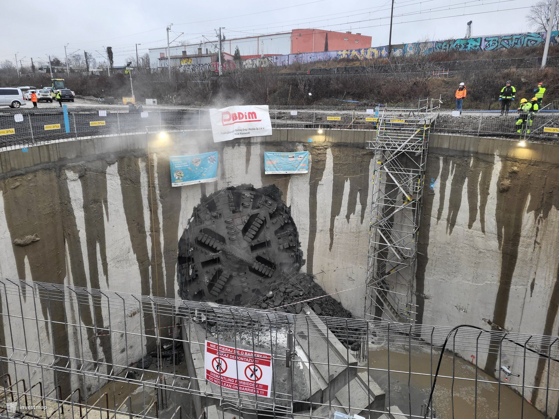 Jak przebiega dalsza budowa kolejowego tunelu średnicowego pod centrum Łodzi? 