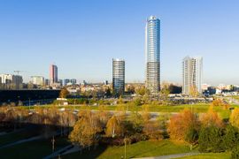 W Katowicach powstał najwyższy budynek w woj. śląskim, 128-metrowy ATAL Olimpijska [FILMY+ZDJĘCIA]