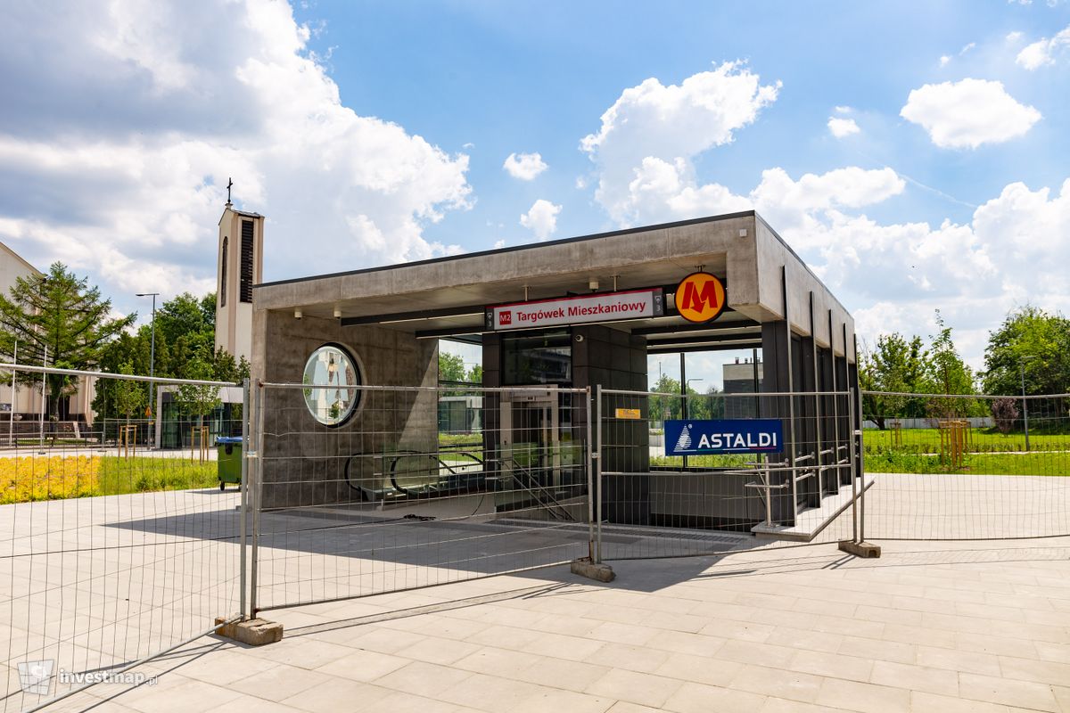 Zdjęcie [Warszawa] Budowa Stacji Metra linii M2 "Targówek Mieszkaniowy" fot. Jakub Zazula 