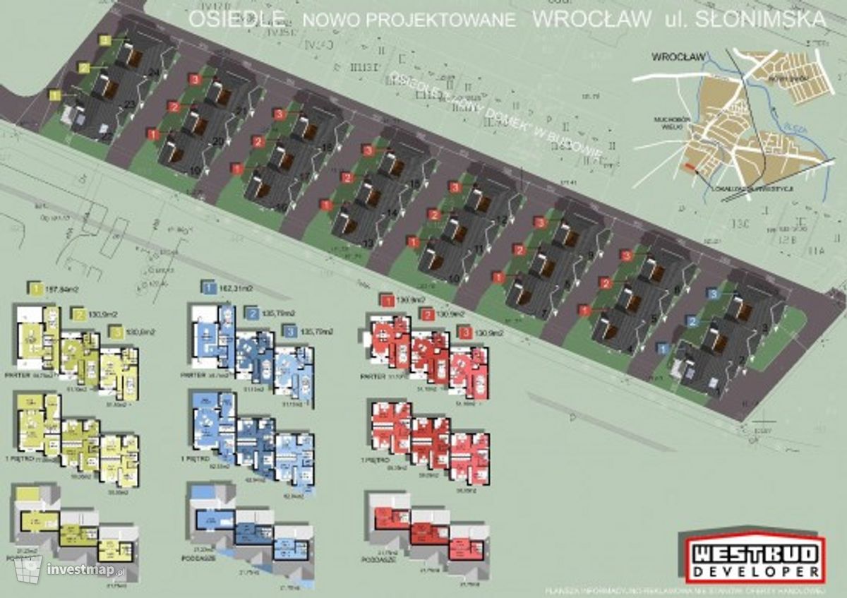 Wizualizacja [Wrocław] Osiedle domów jednorodzinnych "Malinowy Zakątek" dodał Jan Augustynowski
