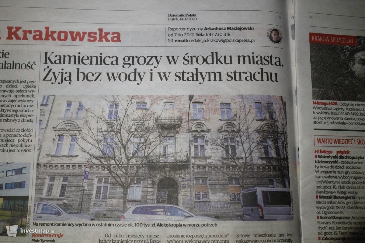 Zdjęcie [Kraków] Remont Kamienicy, ul. Brzozowa 16 fot. Damian Daraż 
