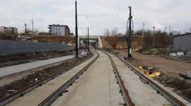 W Krakowie postępują prace na budowie trasy tramwajowej na Górkę Narodową [ZDJĘCIA + FILMY]