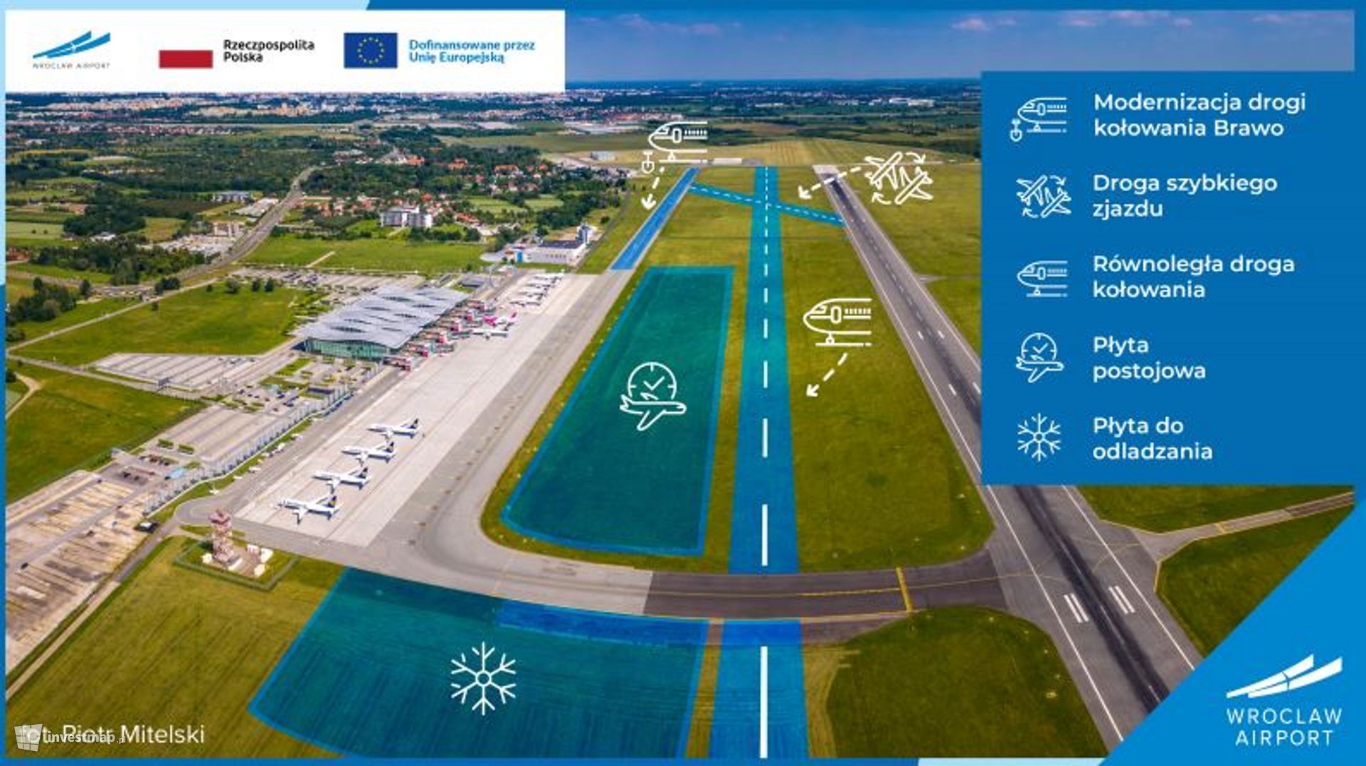 Będą środki finansowe na wielką rozbudowę wrocławskiego lotniska 