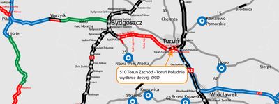 Ruszyły pierwsze prace związane z budową odcinka drogi ekspresowej S10 Toruń Zachód - Toruń Południe [FILMY+WIZUALIZACJA]