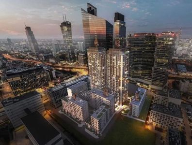 W centrum Warszawy powstają dwa nowe, 95-metrowe budynki Towarowa Towers [FILM + ZDJĘCIA]