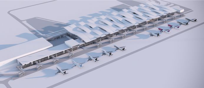 Port Lotniczy Wrocław zostanie rozbudowany [WIZUALIZACJE + ETAPY + TERMINY]