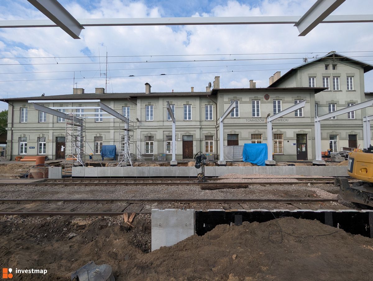 Zdjęcie Dworzec PKP w Tomaszowie Mazowieckim (modernizacja) fot. Jakub Zazula 