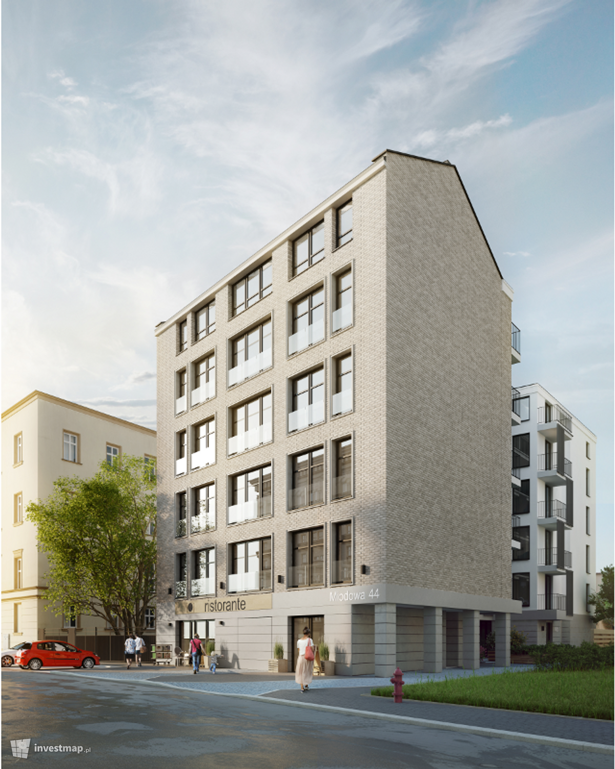 Wizualizacja [Kraków] Budynek mieszkalny, ul. Miodowa 42,44 dodał Damian Daraż 