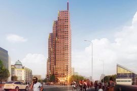Coraz bliżej rozpoczęcia w Warszawie budowy nowego 130-metrowego wieżowca Sobieski Tower [WIZUALIZACJE]