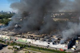 Spalone Centrum Marywilska 44 w Warszawie zostanie odbudowane [FILM]