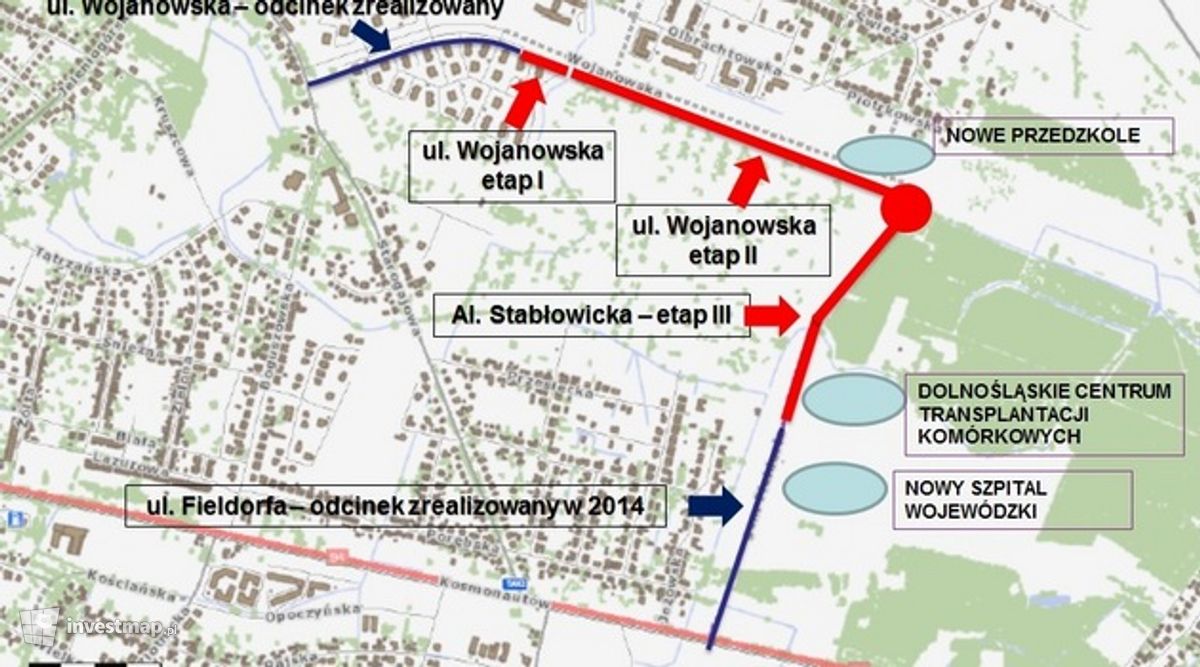 Wizualizacja [Wrocław] Ul. Wojanowska (rozbudowa) dodał Jan Augustynowski