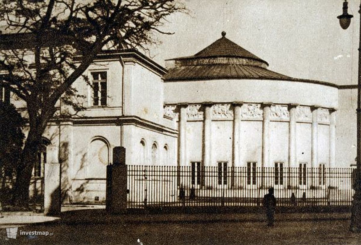 Zdjęcie Budowa bramy wjazdowej na teren Kancelarii Sejmu od ul. Górnośląskiej fot. Joanna Augustynowska 