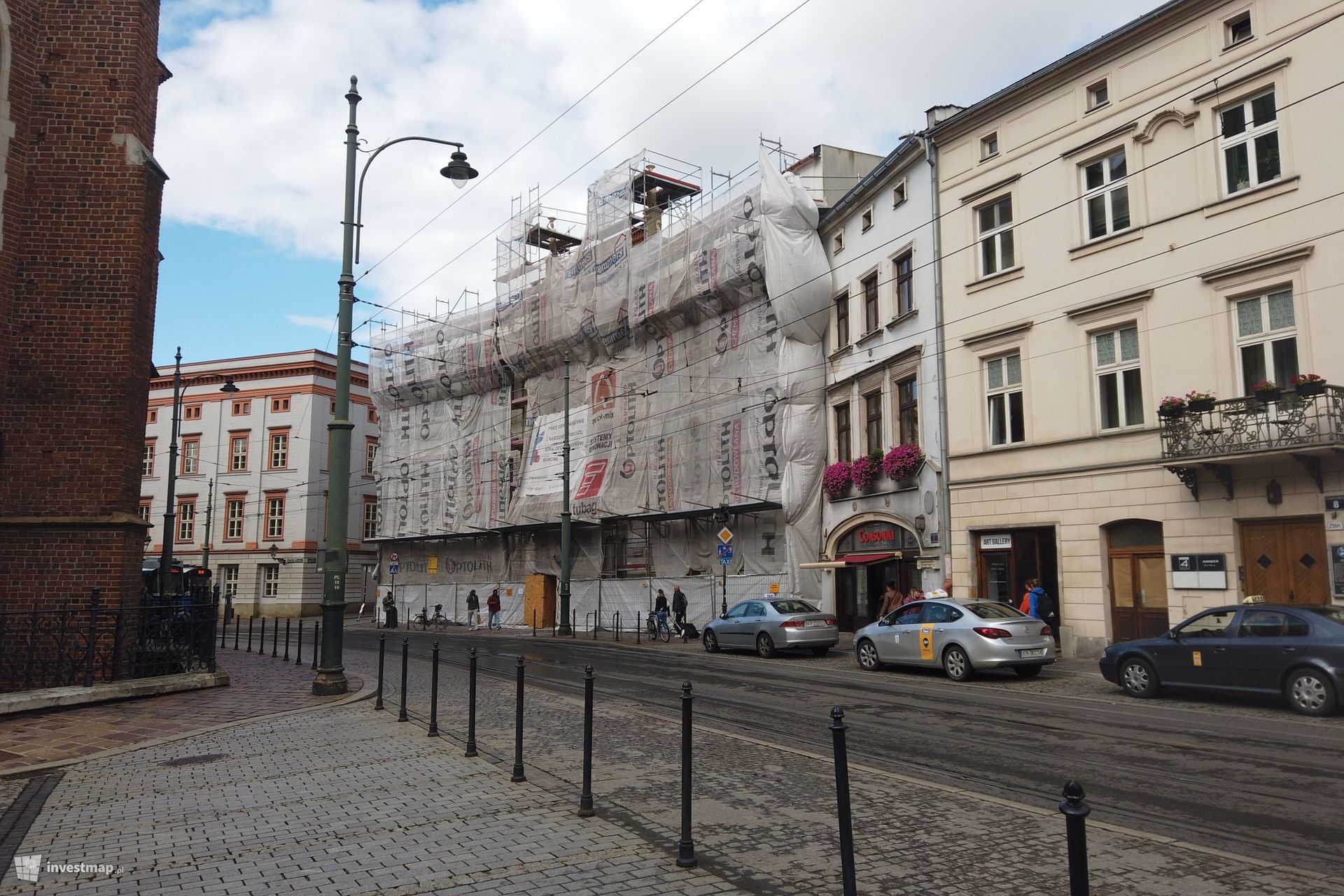 Na Starym Mieście w Krakowie trwa remont zabytkowego Pałacu Larischa 
