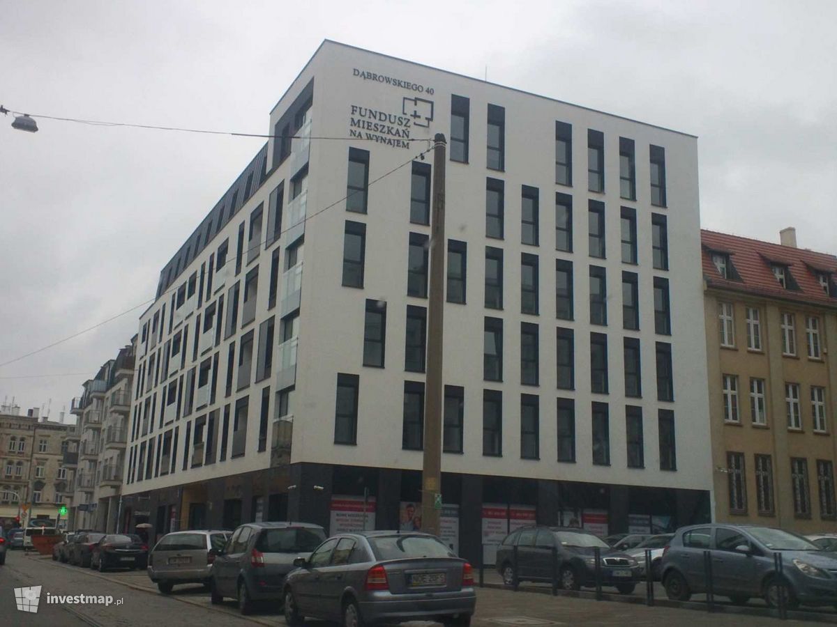 Zdjęcie [Wrocław] Budynek apartamentowo-biurowy, ul. Dąbrowskiego 40 fot. Orzech 