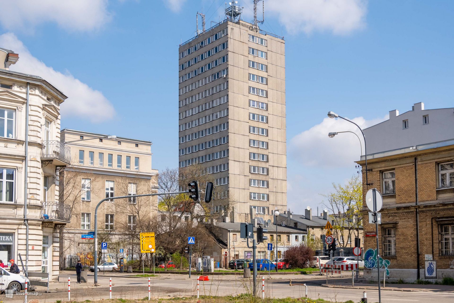 Wieżowiec Urzędu Pocztowego w Łodzi