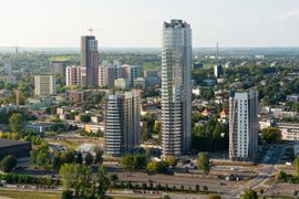 Budowa najwyższego budynku w Katowicach, 128-metrowego ATAL Olimpijska na finiszu [ZDJĘCIA]