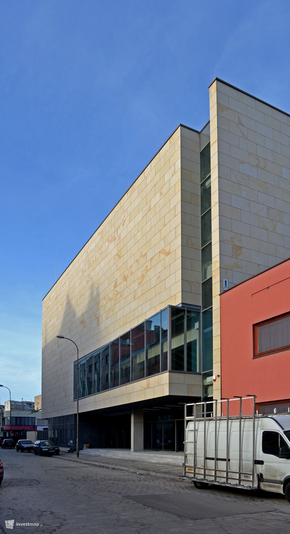 Zdjęcie [Wrocław] Budowa sali koncertowej (budynek E) i remont sal dydaktycznych (budynek D) (Akademia Muzyczna) fot. alsen strasse 67 