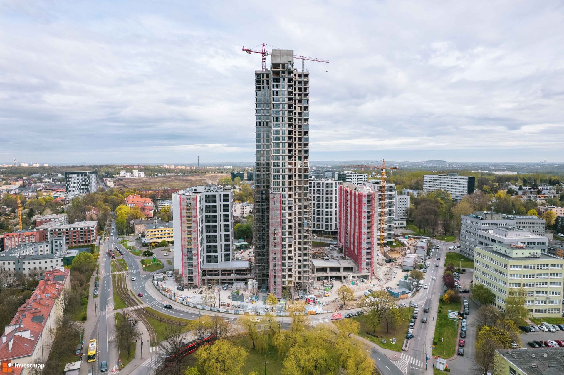 W Katowicach powstaje ATAL Sky+ ze 121-metrowym wieżowcem 