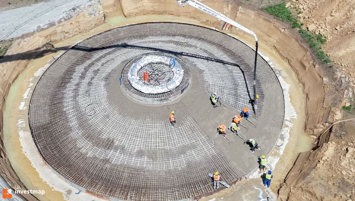 Zdjęcie Farma wiatrowa Miejska Górka fot. Orzech 