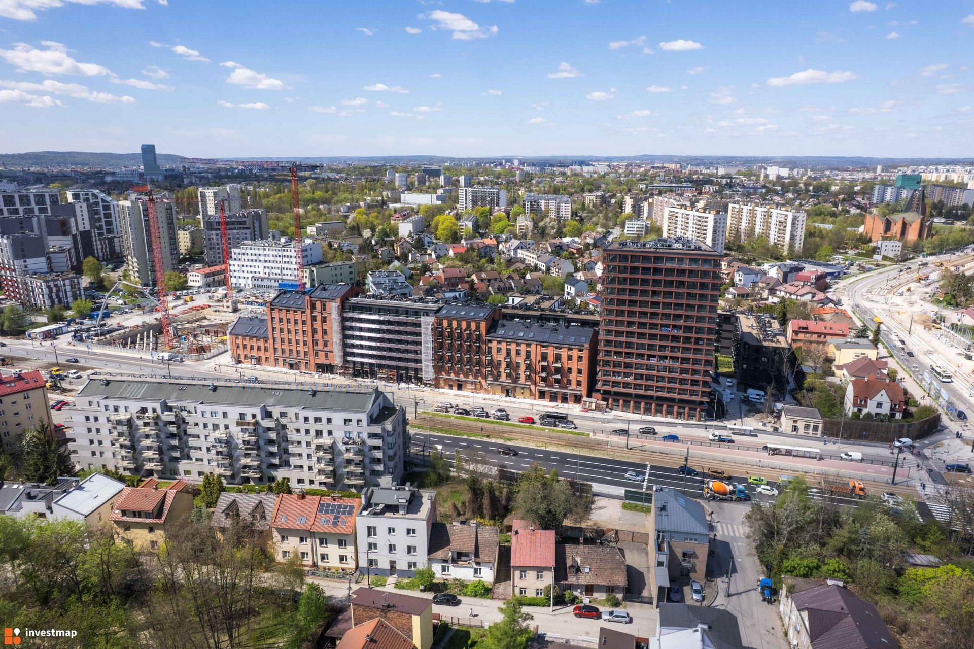 W Krakowie trwa budowa wielkiego kompleksu wielofunkcyjnego Młyny Mogilska 