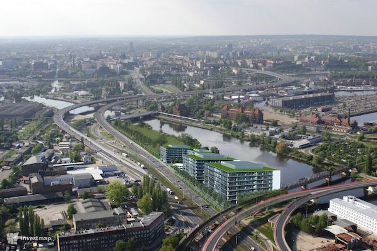 Wizualizacja [Szczecin] Kompleks biurowo-hotelowy "Szczecin Odra Park" dodał Jan Hawełko 