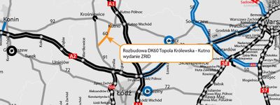 Za 226 mln złotych trwa przebudowa 20-kilometrowego odcinka DK60 Topola Królewska – Kutno w woj. łódzkim [FILM]