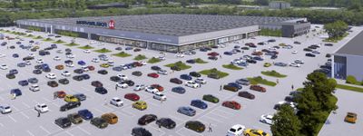 Odbudowa Centrum Handlowego Marywilska 44 w Warszawie. Jest pozwolenie na budowę obiektu o powierzchni 65 tys. mkw. [WIZUALIZACJE]