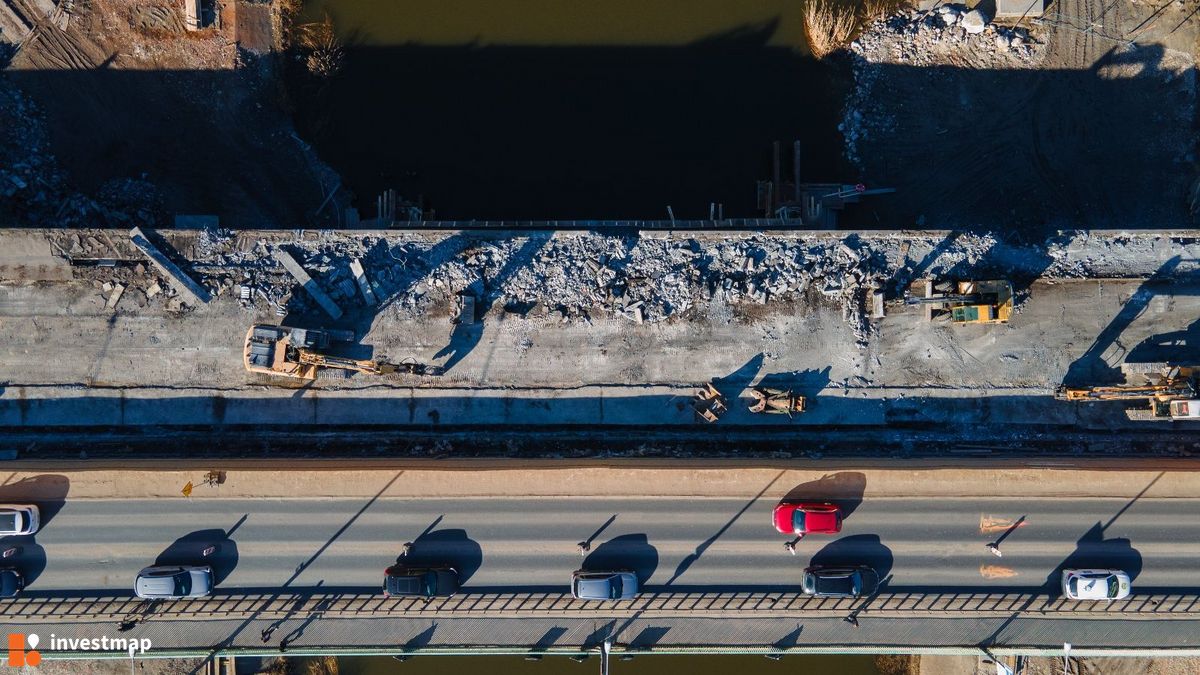 Zdjęcie Przebudowa mostu Chrobrego w Poznaniu fot. Wojciech Jenda