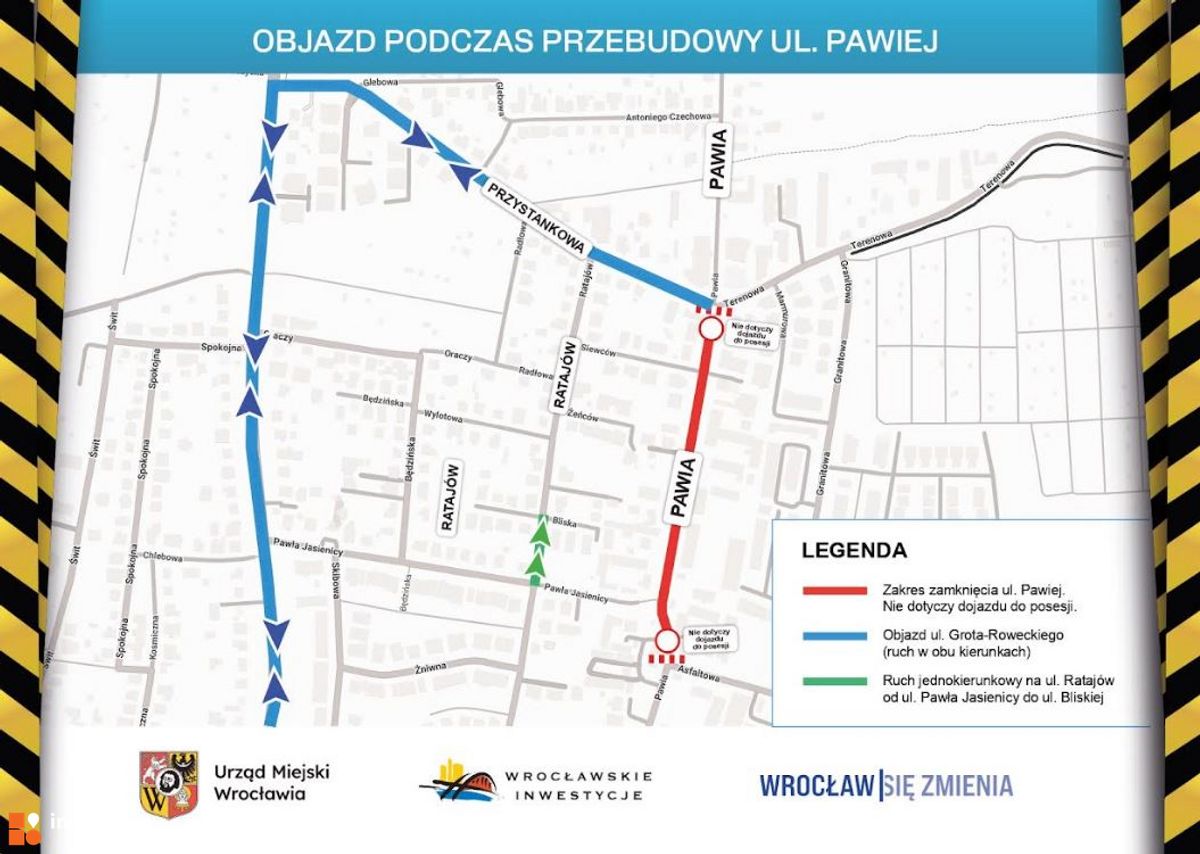 Wizualizacja Remont ulicy Pawiej dodał Orzech 