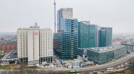 Trwa budowa biurowca AND2, najwyższego budynku w Poznaniu [FILM+ZDJĘCIA+WIZUALIZACJE]