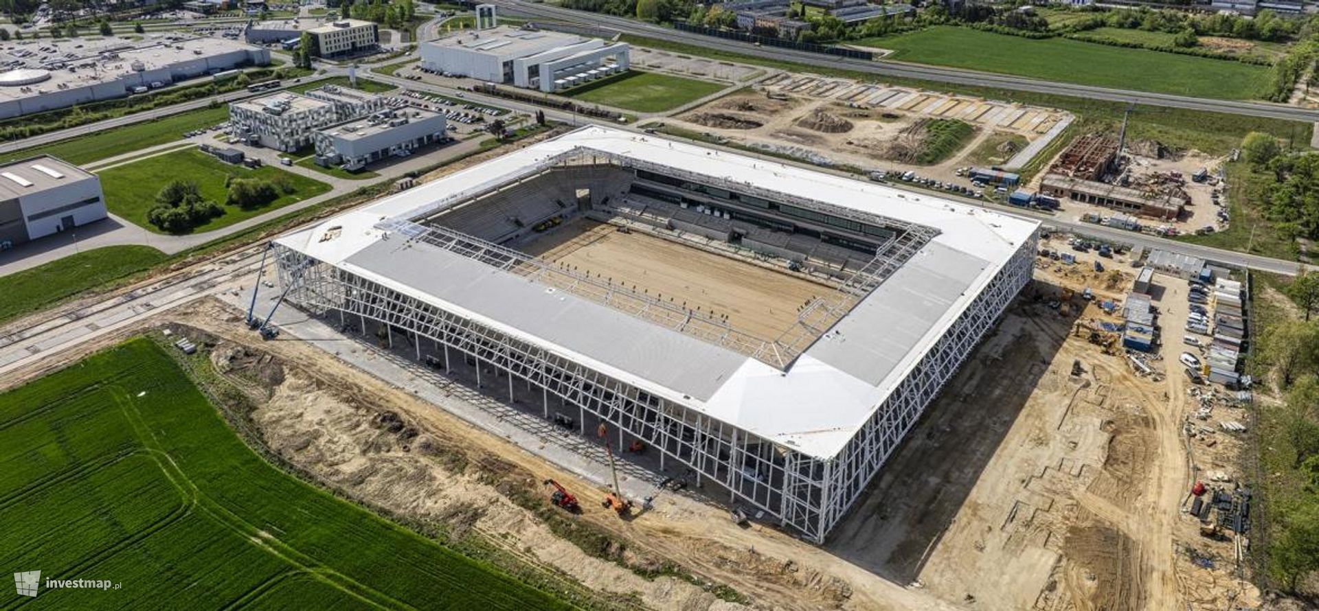 W Opolu powstaje nowy stadion miejski. Już robi wrażenie 