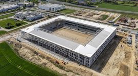 W Opolu powstaje nowy stadion miejski. Już robi wrażenie [FILM+ZDJĘCIA]