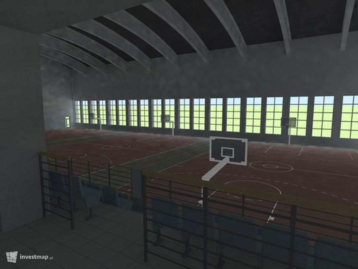 Wizualizacja [Rzeszów] Hala Sportowa przy V Liceum Ogólnokształcącym w Rzeszowie dodał Damian Daraż 