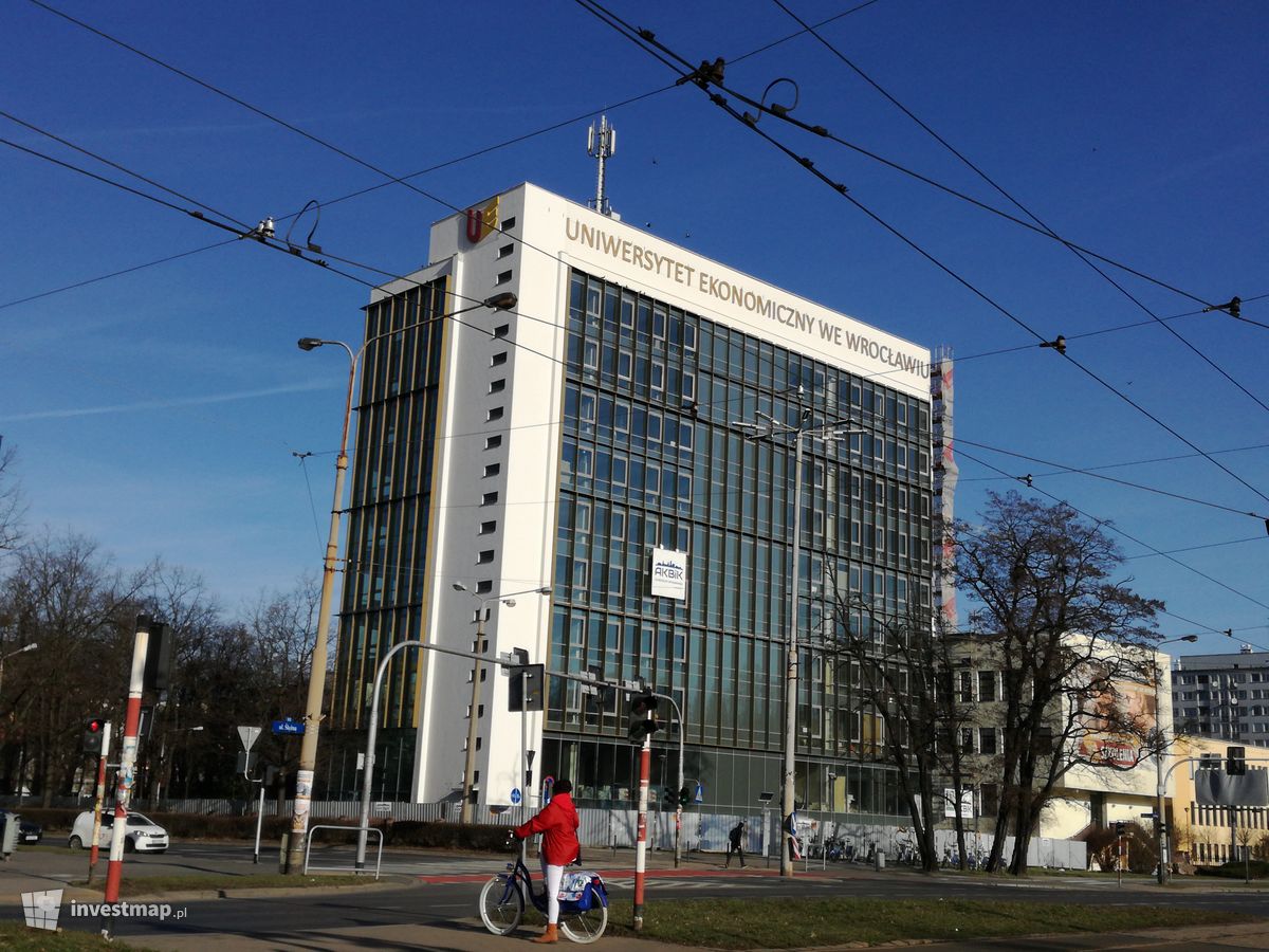 Zdjęcie [Wrocław] Przebudowa budynku dydaktycznego "Z" Uniwersytetu Ekonomicznego fot. Jan Augustynowski