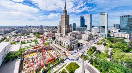 Nowe Centrum Warszawy: Kolejne zmiany w otoczeniu Pałacu Kultury i Nauki – nowe drogi i więcej zieleni