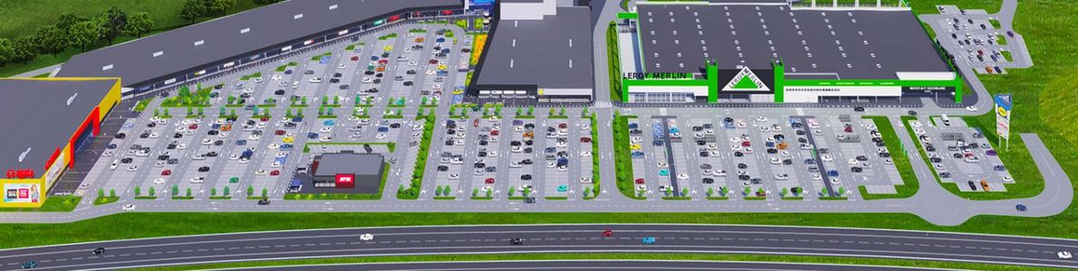 Coraz bliżej otwarcia nowego, wielkiego parku handlowego w Koszalinie [FILM]
