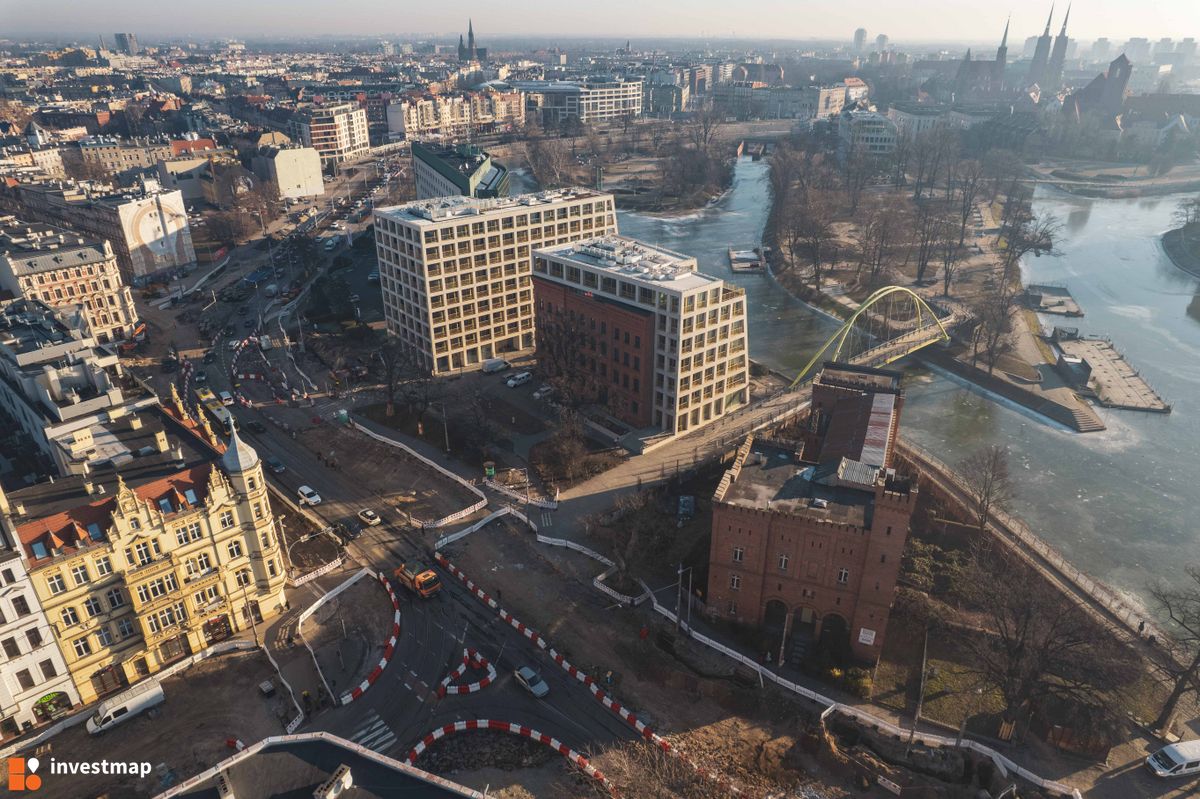 Zdjęcie Przebudowa skrzyżowania ulic Dubois i Drobnera fot. Jakub Zazula 