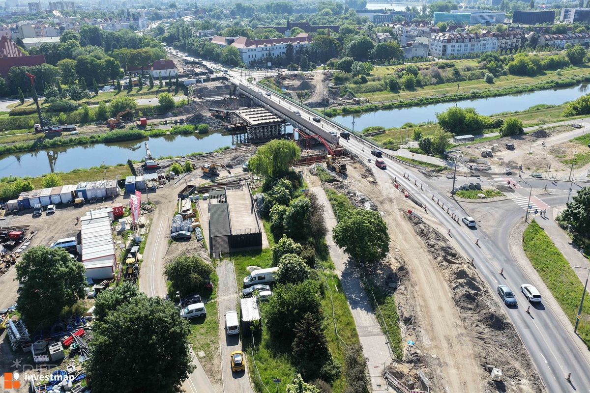 Zdjęcie Przebudowa mostu Chrobrego w Poznaniu fot. Wojciech Jenda