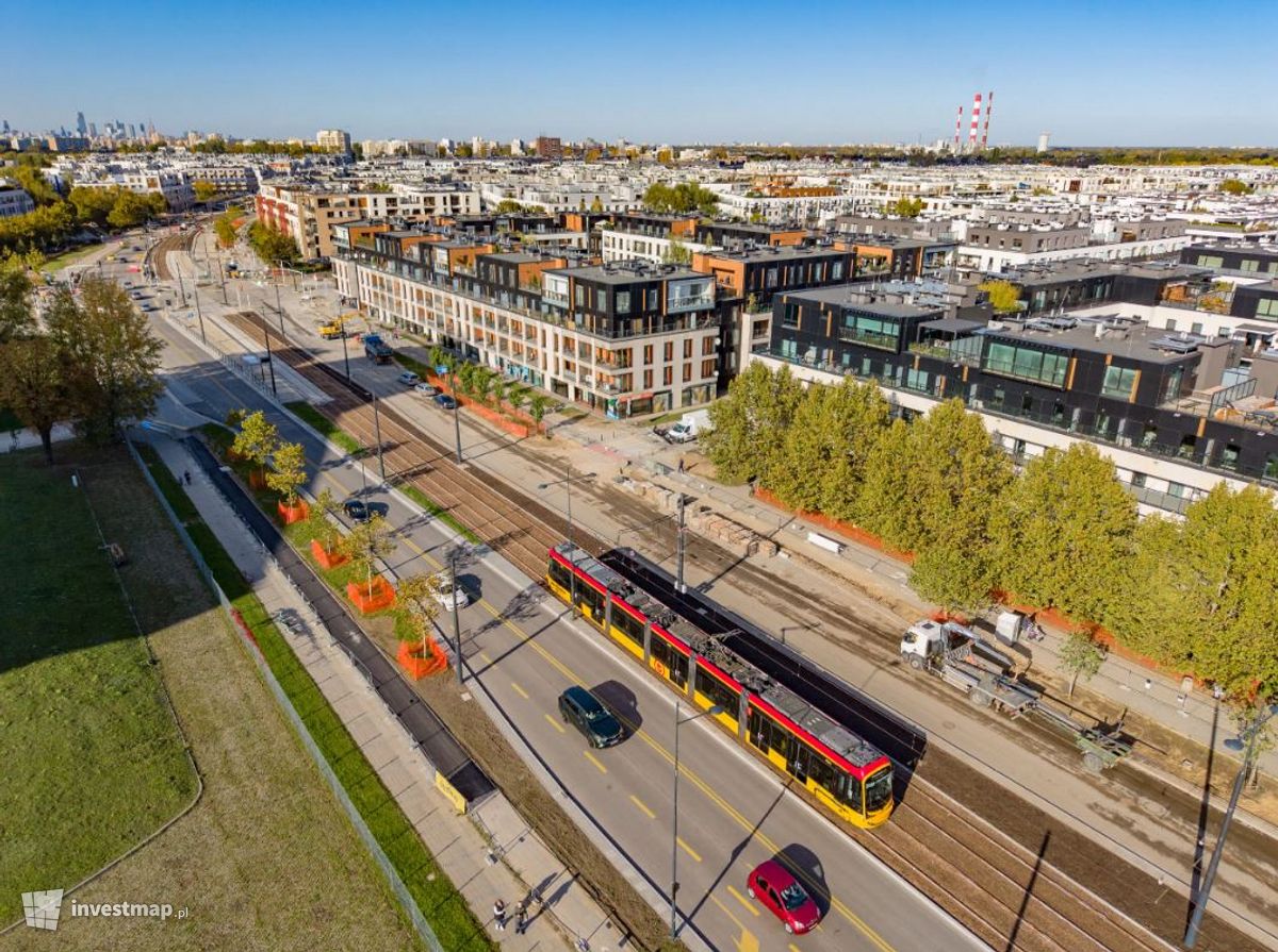 Zdjęcie Linia tramwajowa na Wilanów fot. Orzech 