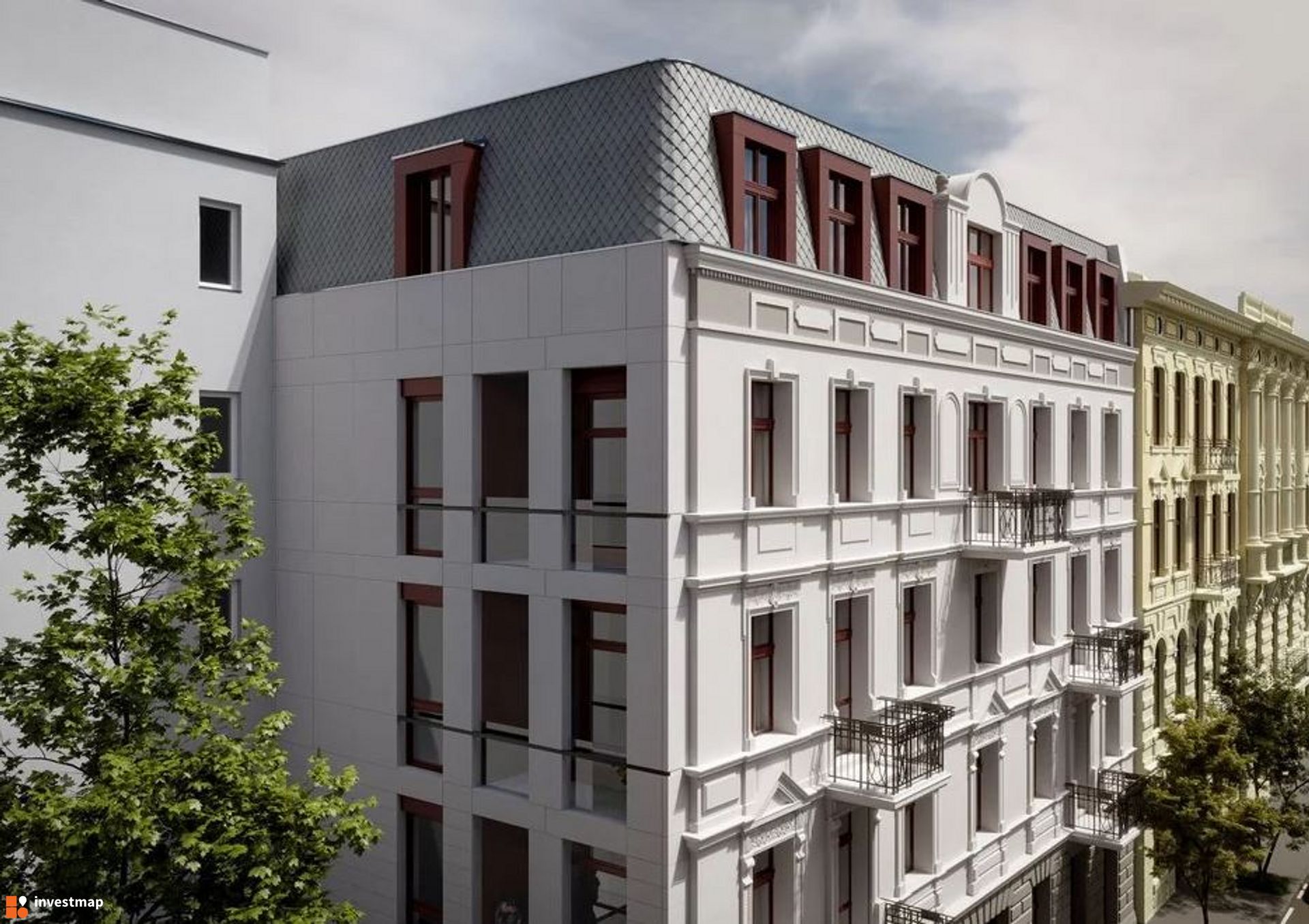 Zawalona kamienica w centrum Łodzi powstaje jak feniks z popiołów