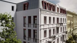 Zawalona kamienica w centrum Łodzi powstaje jak feniks z popiołów [ZDJĘCIA+WIZUALIZACJE]