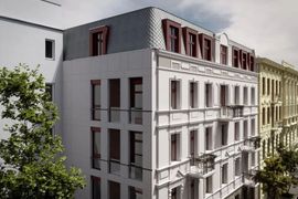 Zawalona kamienica w centrum Łodzi powstaje jak feniks z popiołów [ZDJĘCIA+WIZUALIZACJE]