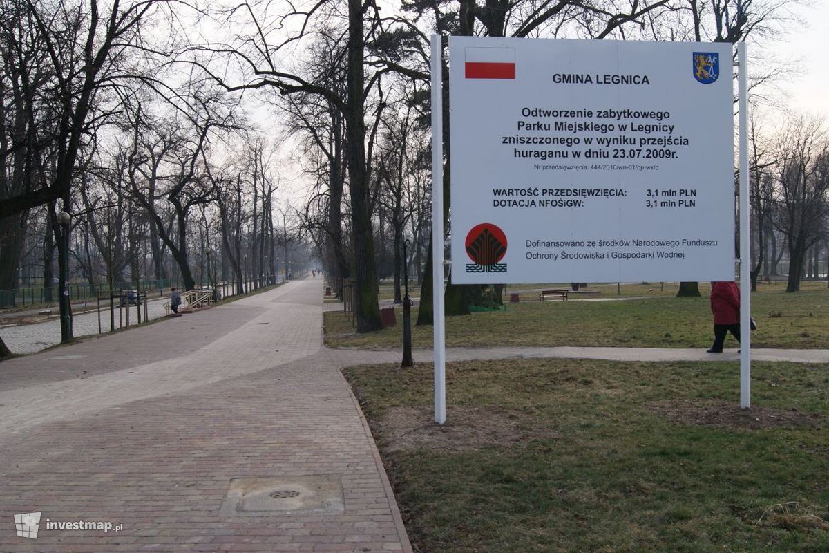 Zdjęcie [Legnica] Rewaloryzacja Parku Miejskiego fot. MarcinK 